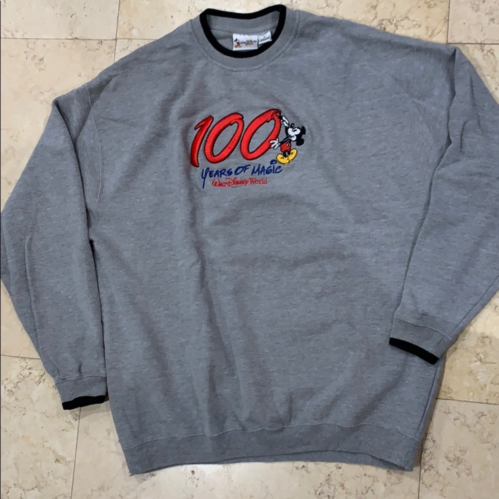 Walt Disney World Grey Cotton Pullover